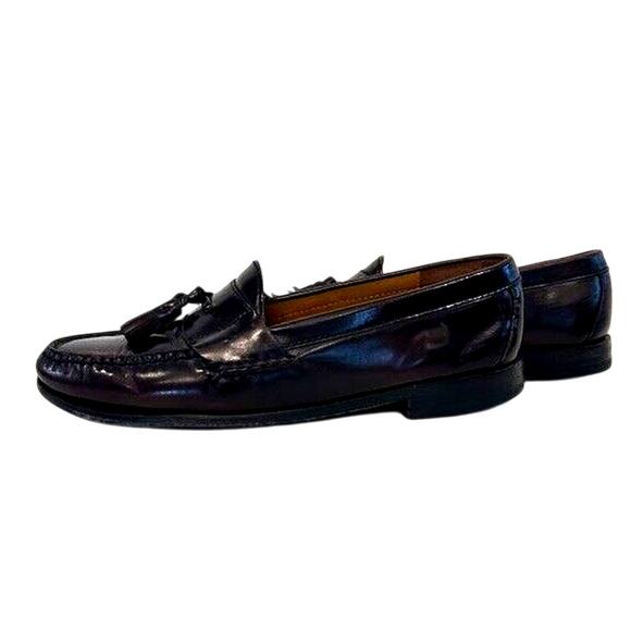 Cole Haan Men's Pinch Tassel 03507 Mahogany Leather Loafers-8.5 D - Picture 5 of 9